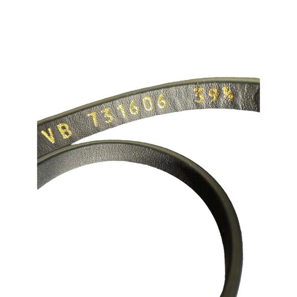 Saint Laurent NIB Cassandra 60mm Leather Sandals in Macadamia Brown Size 39.5 - Picture 7 of 11